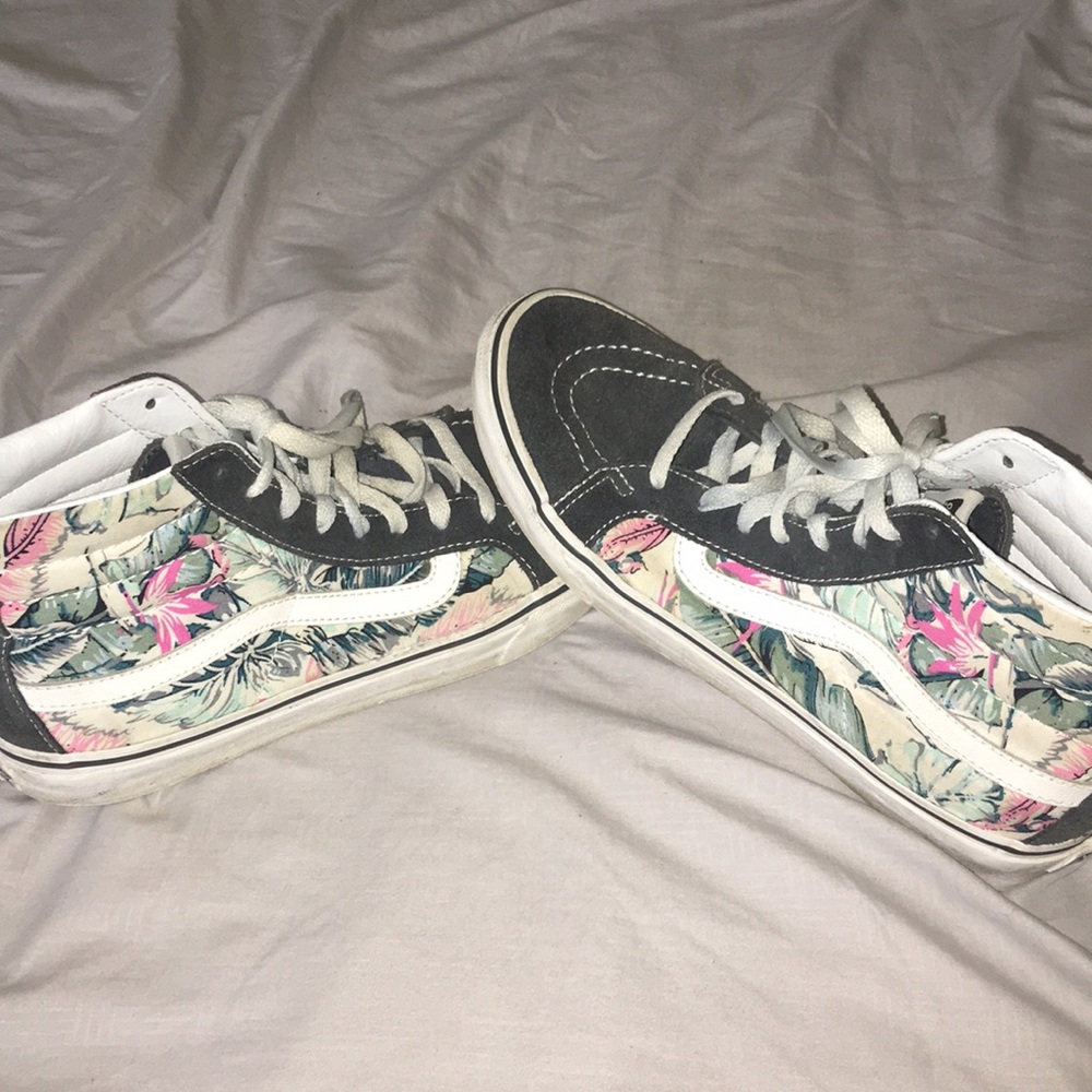 Floral Print HighTop Vans